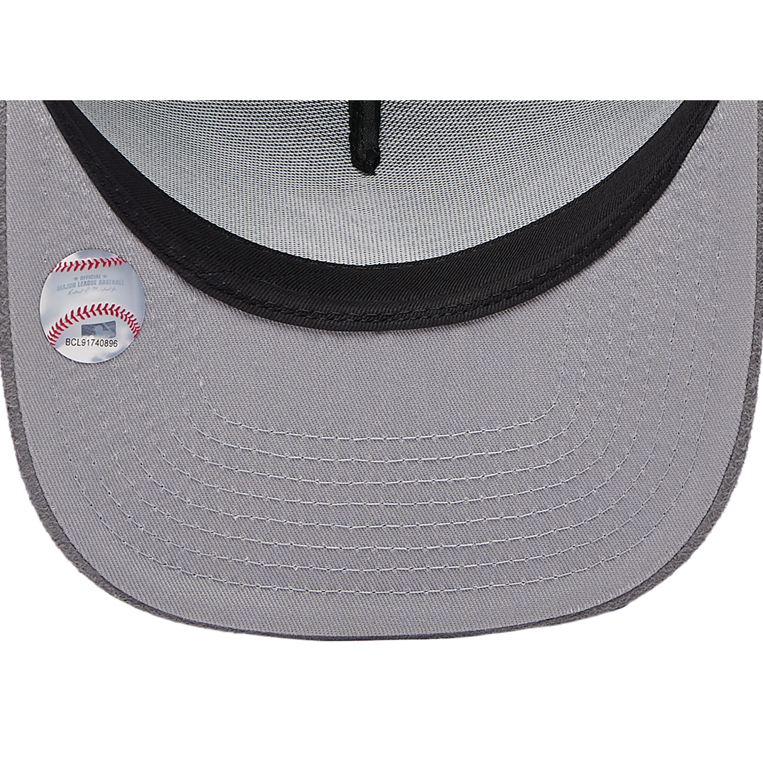 New Era Braves 950 A-Frame Curve 40TH Cap - Men's - Gray Suede/Oceanside Blue