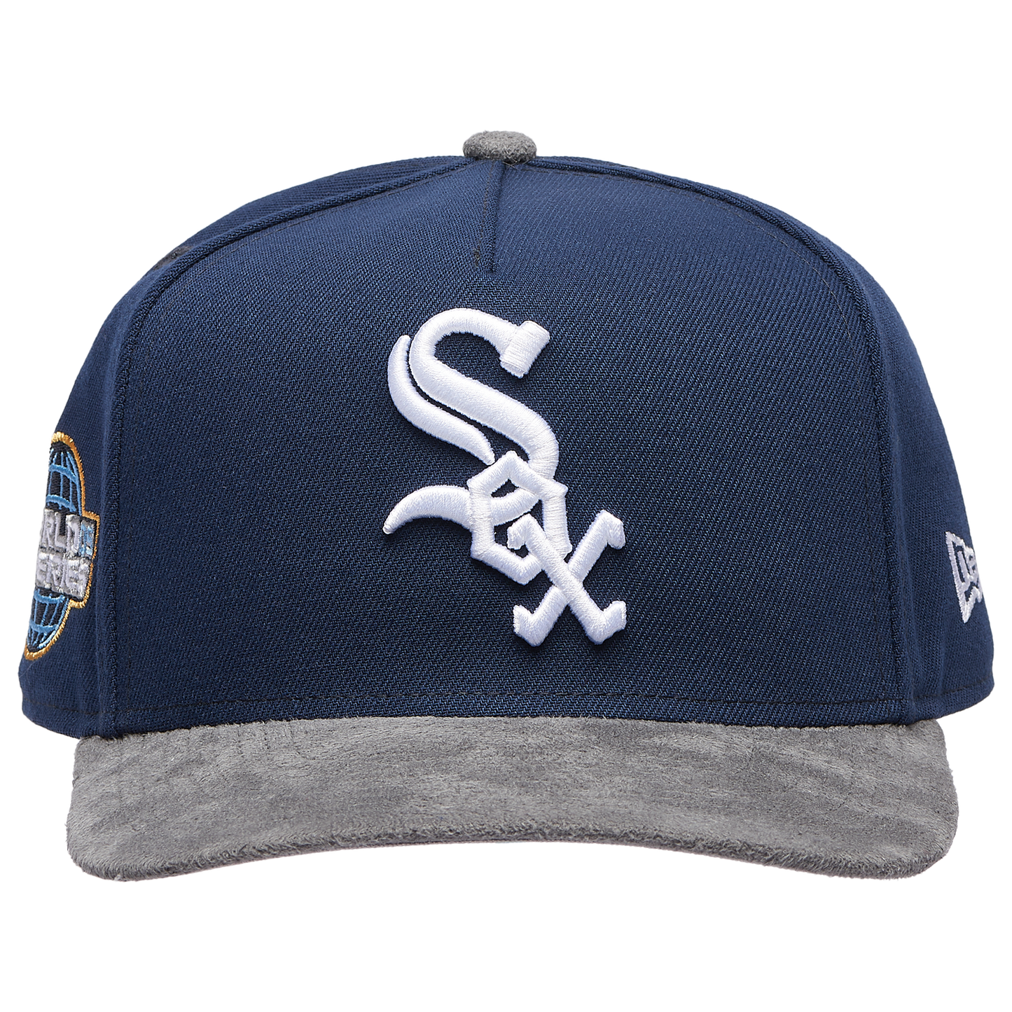 New Era White Sox 9FIFTY A-Frame Curve 05 WS Champs Cap - Men's - Oceanside Blue/Gray Suede