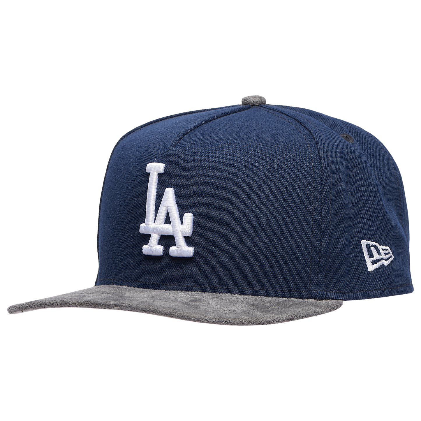 New Era Dodgers 9FIFTY A-Frame Curve 25 WS Champs Cap - Men's - Gray Suede/Oceanside Blue