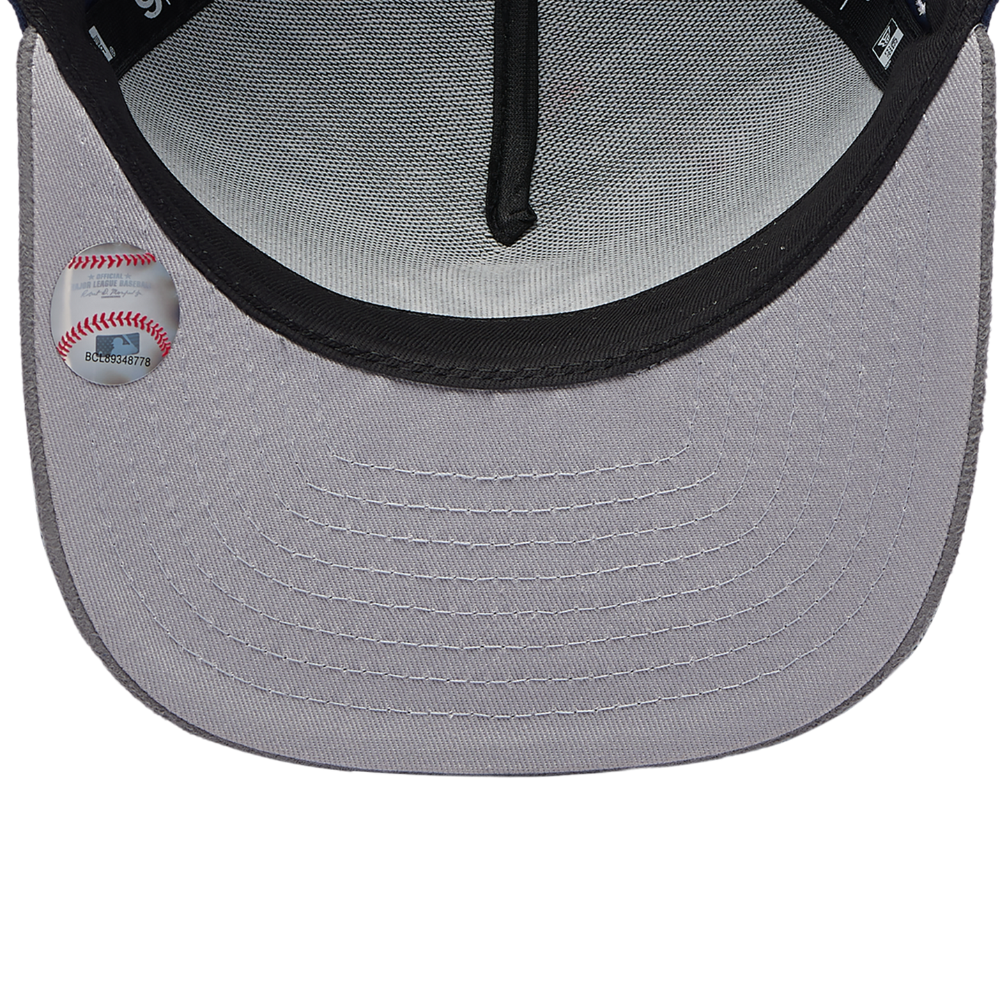 New Era Yankees 9FIFTY A-Frame Curve 96 WS Champs Cap - Men's - Gray Suede/Oceanside Blue