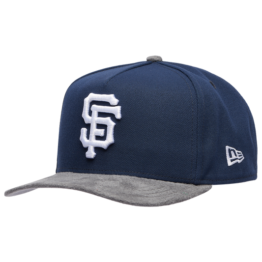 New Era Giants 950 A-Frame Curve 84 ASG Cap - Men's - Oceanside Blue/Gray Suede