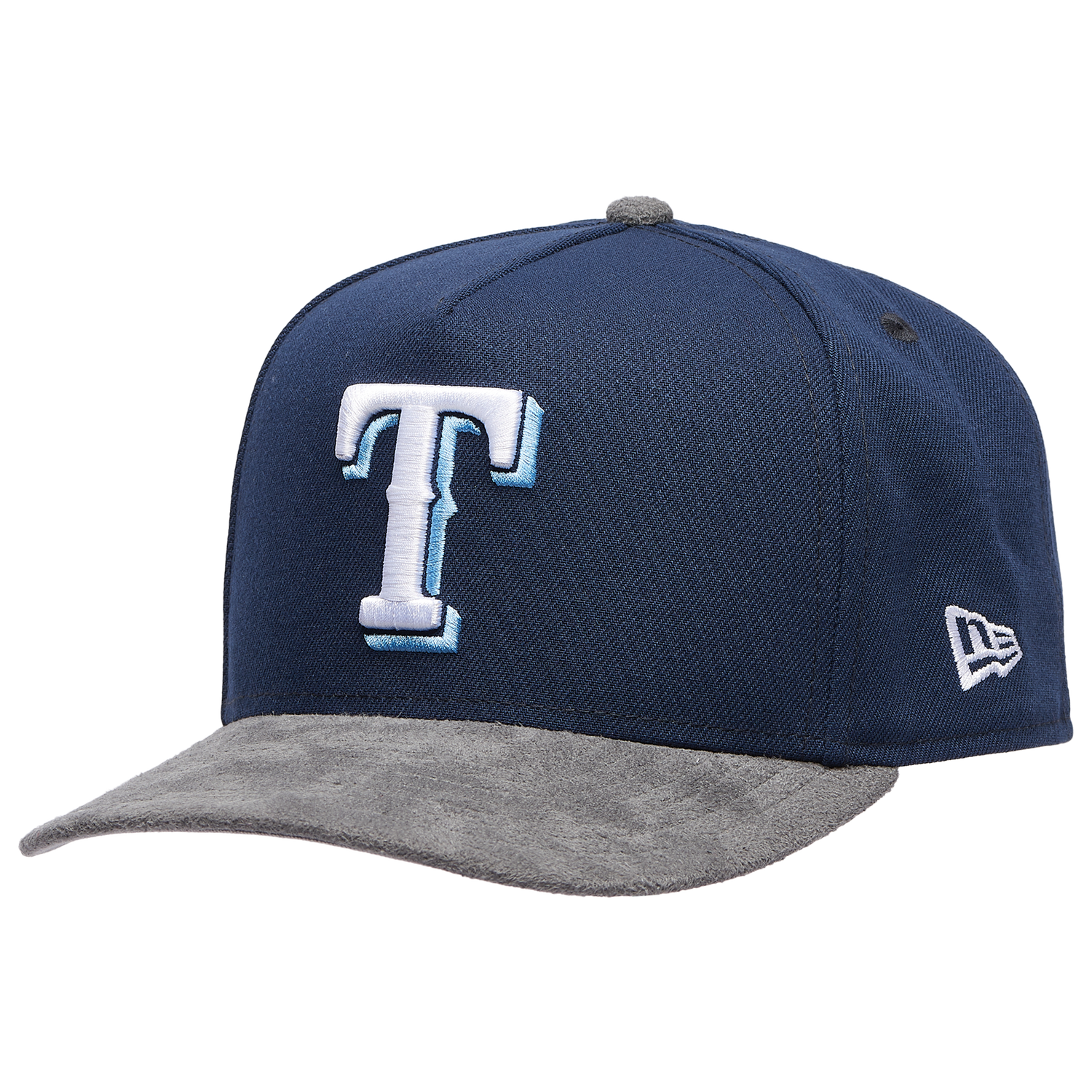 New Era Rangers 950 A-Frame Curve 95 ASG Cap - Men's - Gray Suede/Oceanside Blue