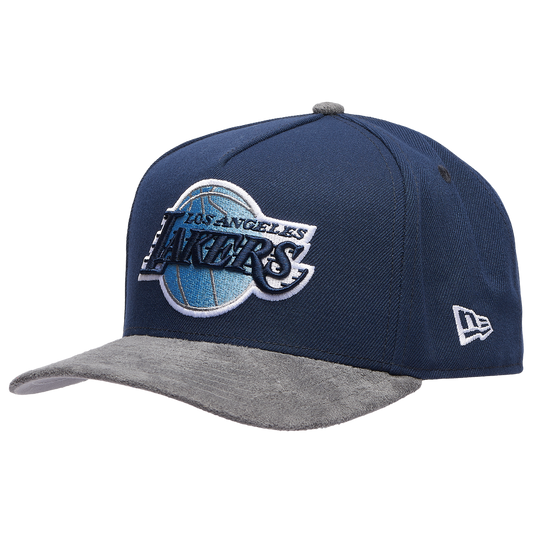 New Era Lakers 950 A-Frame Curve 04 ASG Cap - Men's - Gray Suede