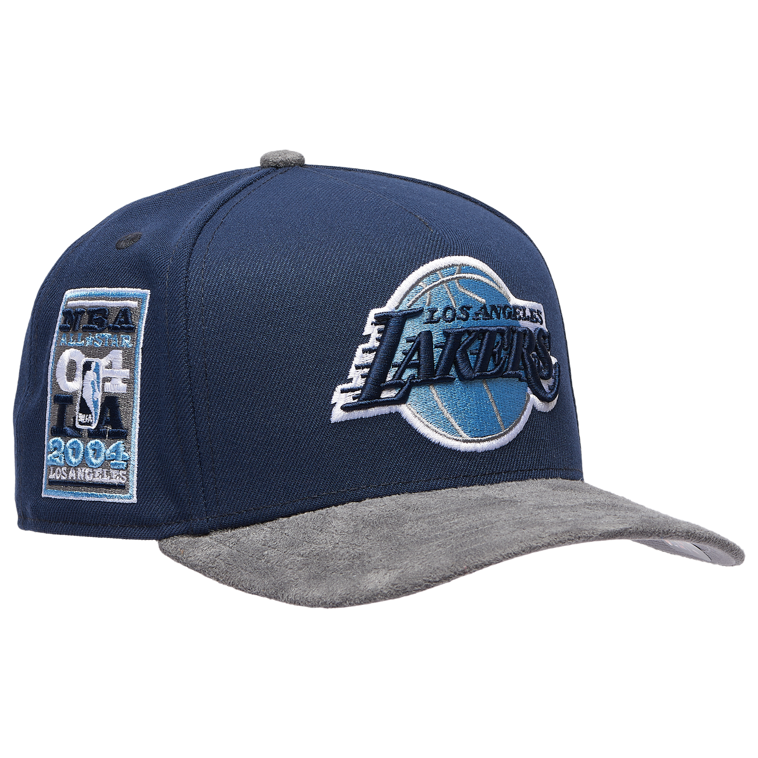 New Era Lakers 950 A-Frame Curve 04 ASG Cap - Men's - Gray Suede