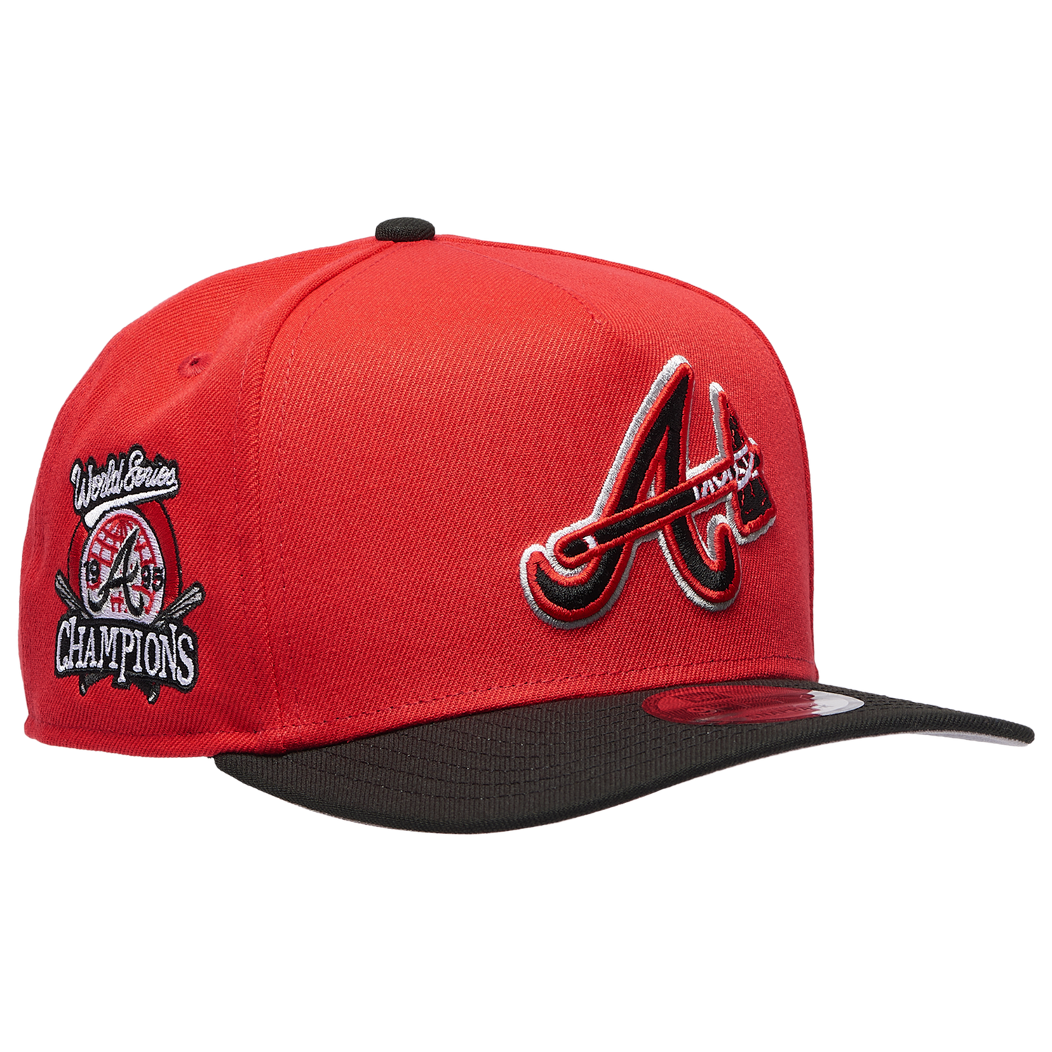 New Era Braves 950 A-Frame Curve WS Champs FDR Cap - Men's - Black