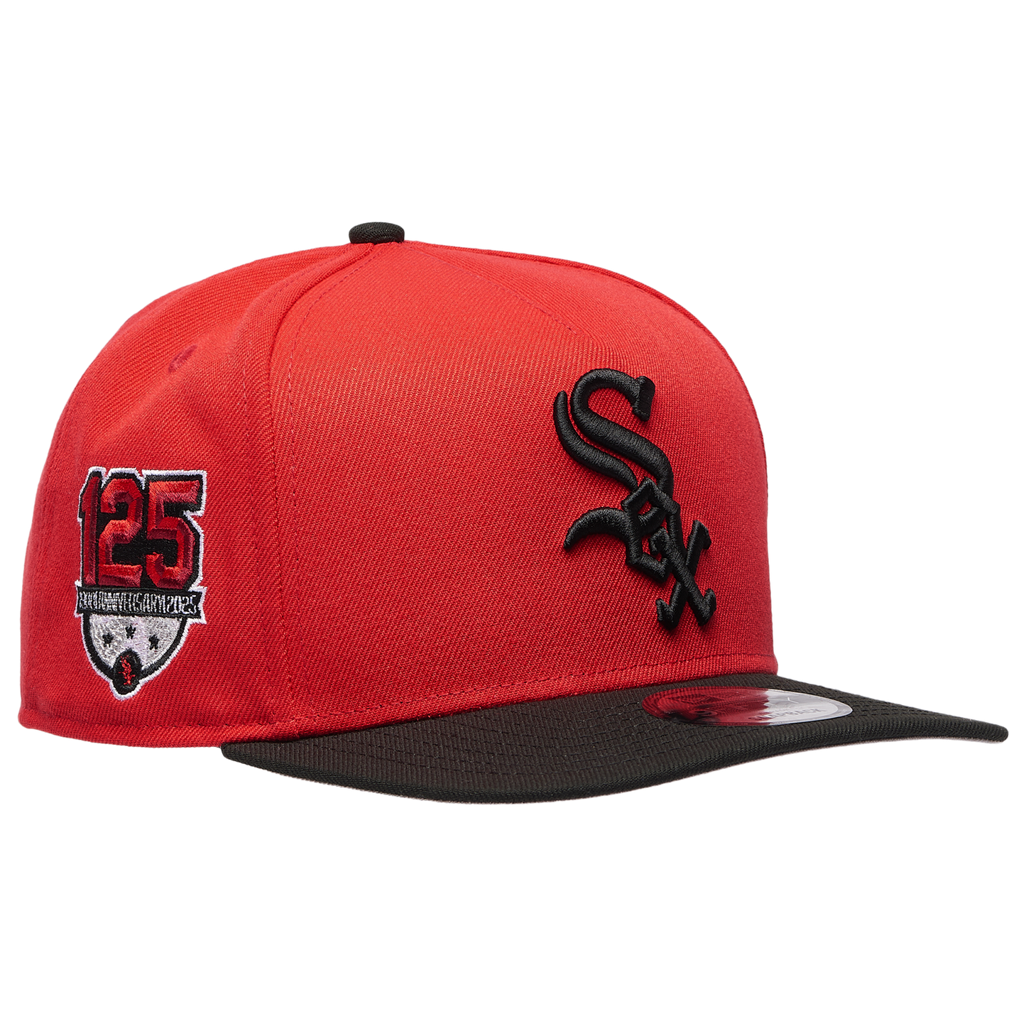 New Era White Sox 950 A-Frame Curve 125TH FDR Cap - Men's - Black