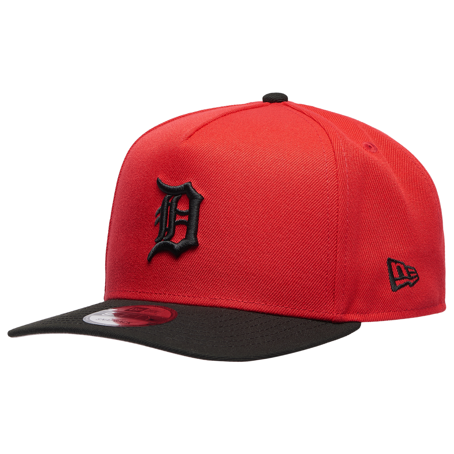New Era Tigers 9FIFTY A-Frame Curve TS FDR Cap - Men's - Black/Black