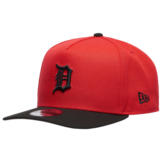 New Era Tigers 9FIFTY A-Frame Curve TS FDR Cap - Men's - Black/Black