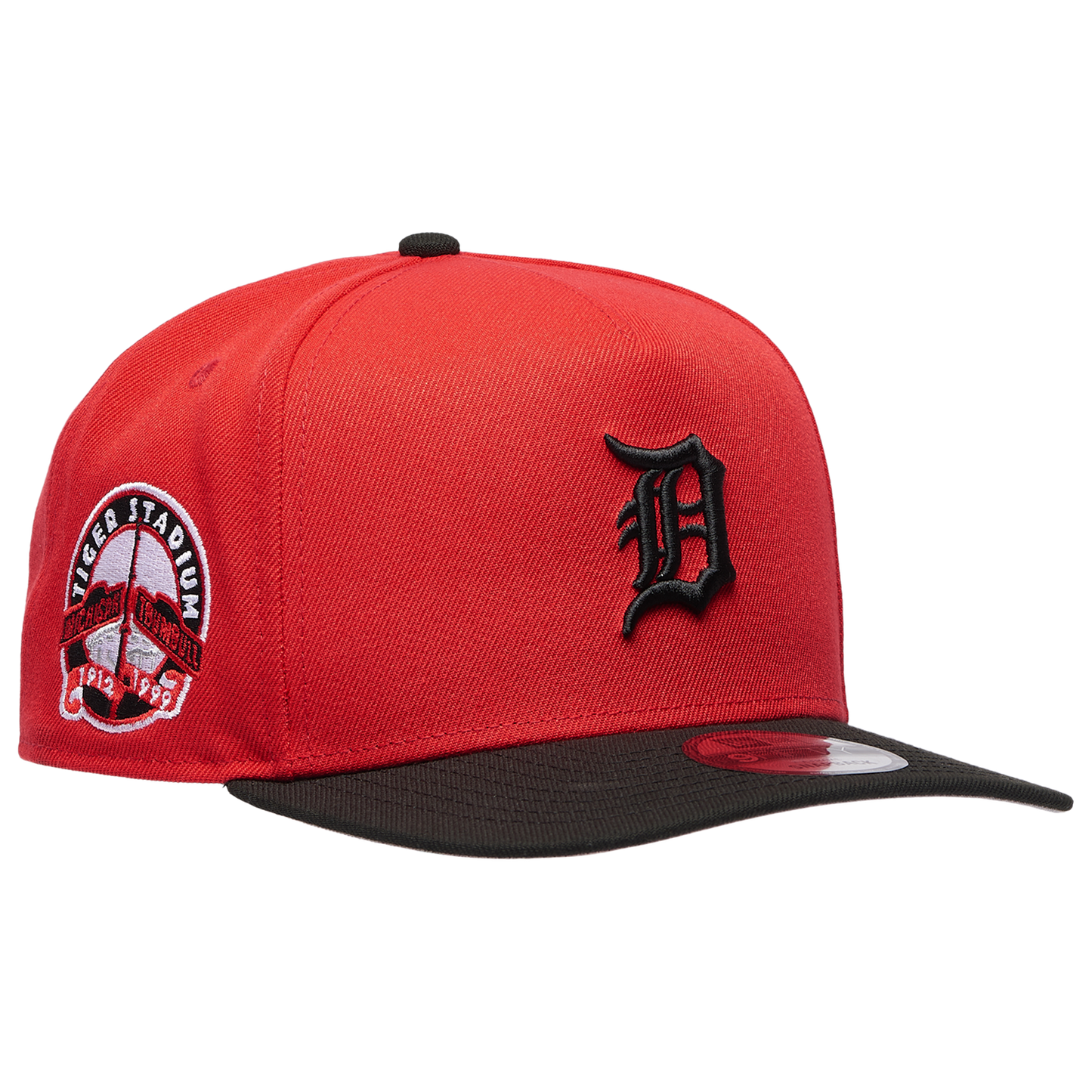 New Era Tigers 9FIFTY A-Frame Curve TS FDR Cap - Men's - Black/Black