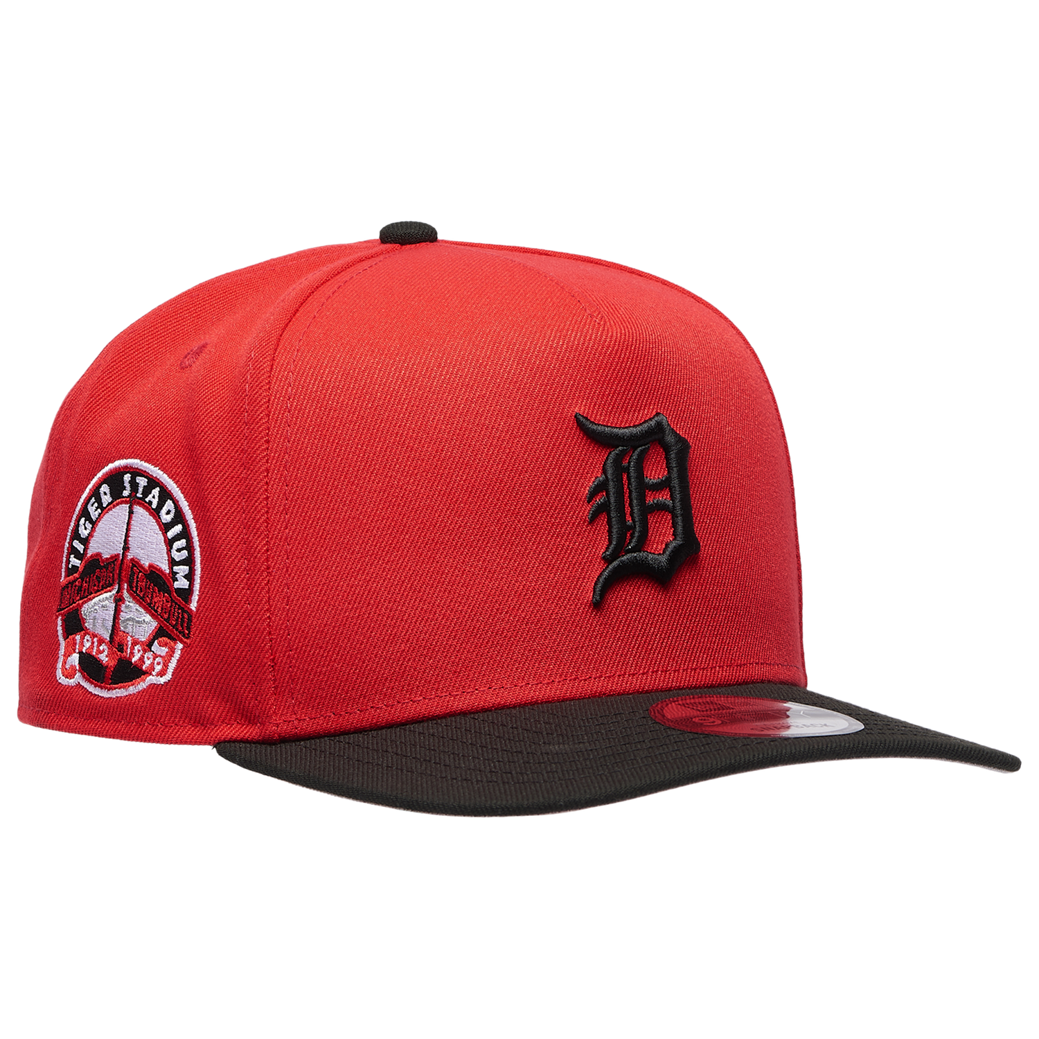 New Era Tigers 9FIFTY A-Frame Curve TS FDR Cap - Men's - Black/Black