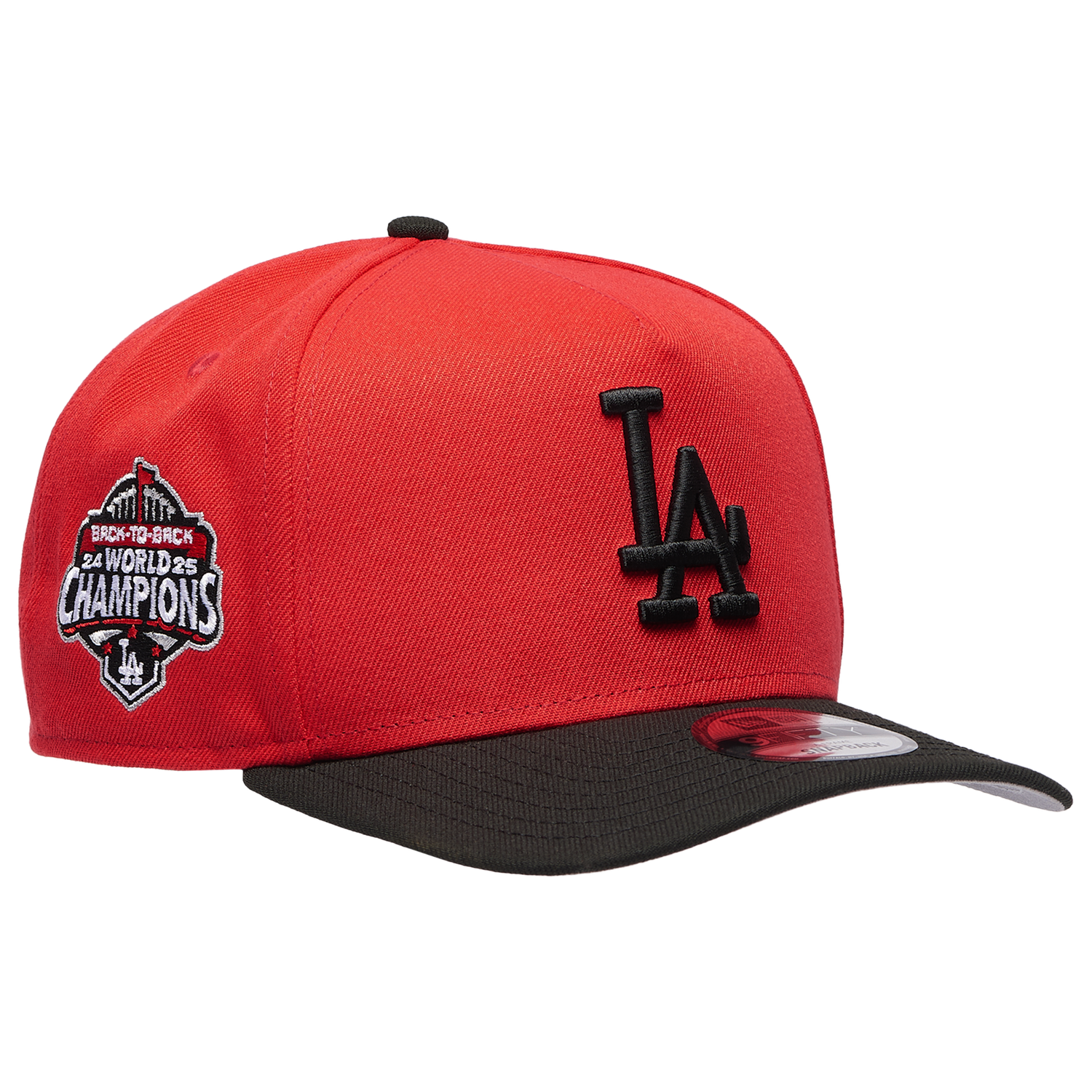 New Era Dodgers 950 A-Frame Curve WS Champs FDR Cap - Men's - Black