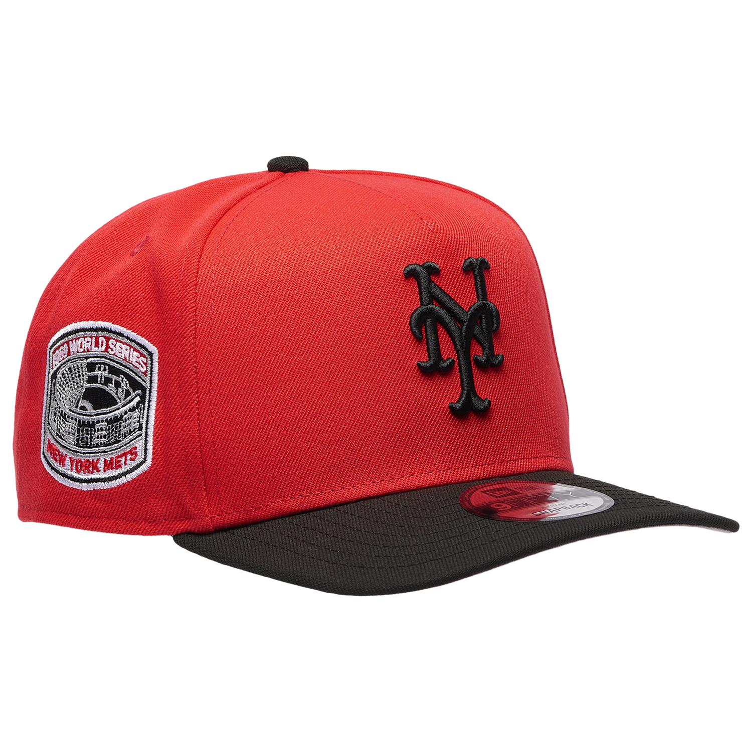 New Era Mets 950 A-Frame Curve 69 WS Champs FDR Cap - Men's - Black