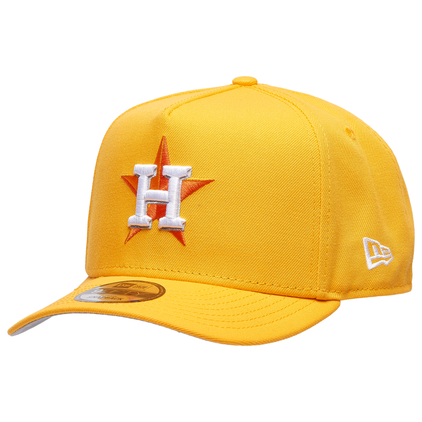 New Era Astros 9FIFTY A-Frame Curve 35 Years Cap - Men's - Gold