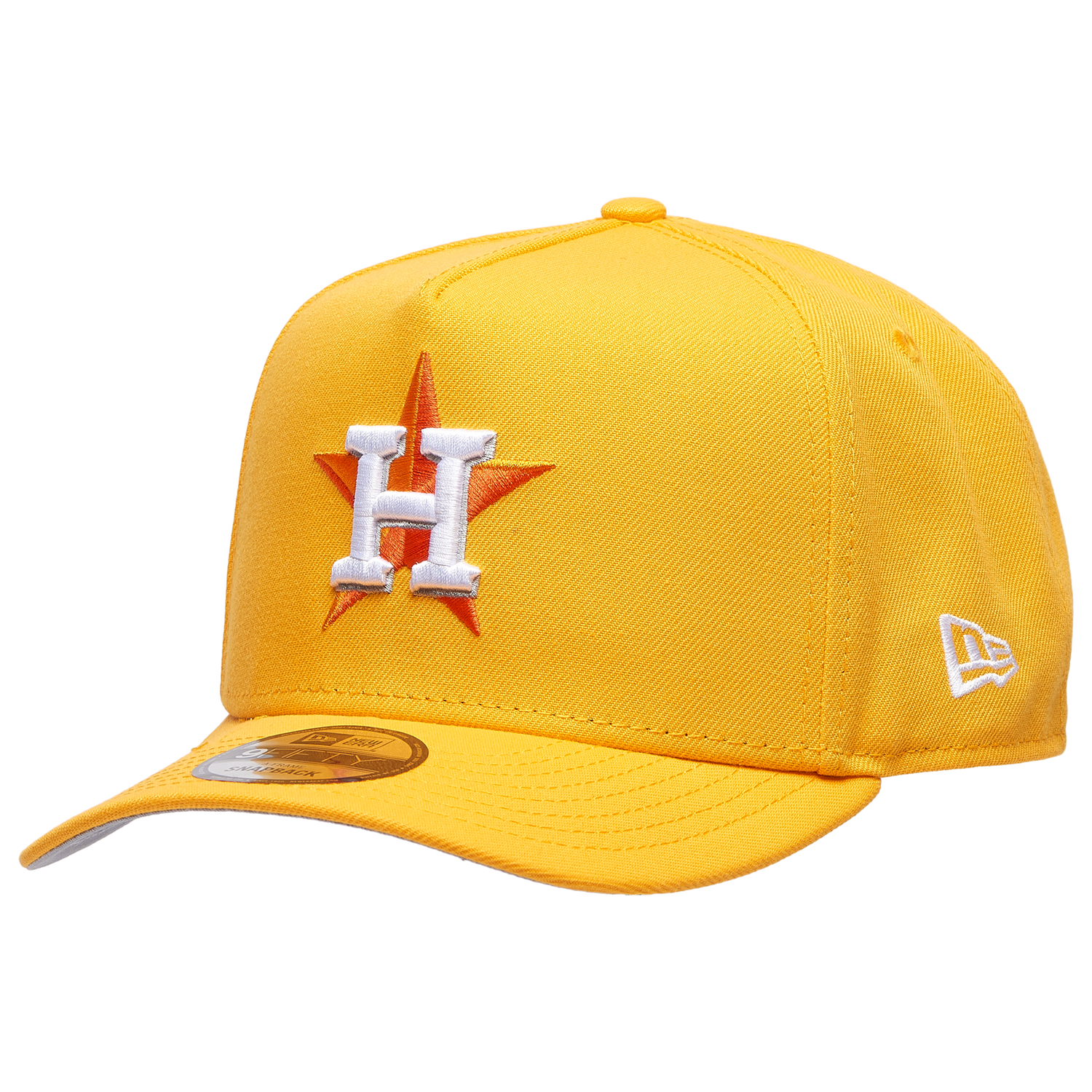 New Era Astros 9FIFTY A-Frame Curve 35 Years Cap - Men's - Gold