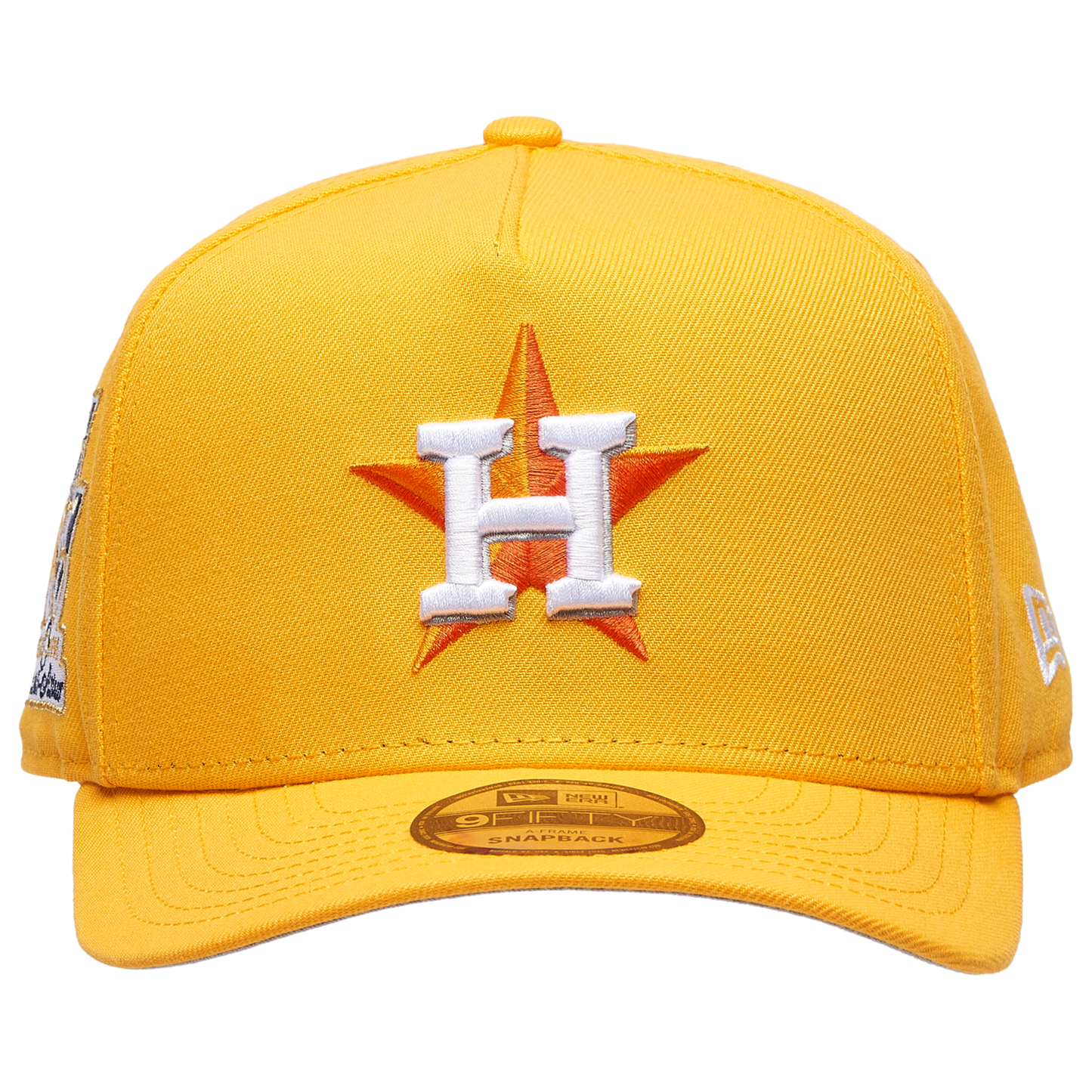 New Era Astros 9FIFTY A-Frame Curve 35 Years Cap - Men's - Gold