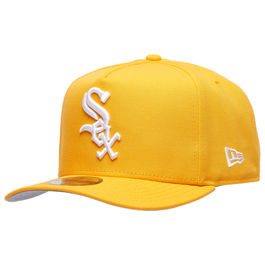 New Era White Sox 9FIFTY A-Frame Curve 05 WS Cap - Men's - Gold