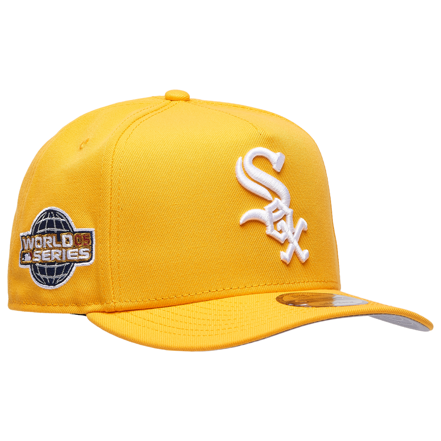 New Era White Sox 9FIFTY A-Frame Curve 05 WS Cap - Men's - Gold