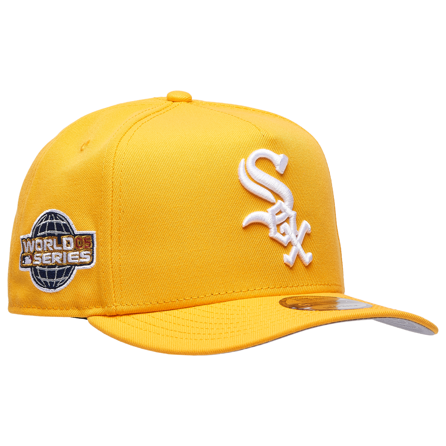 New Era White Sox 9FIFTY A-Frame Curve 05 WS Cap - Men's - Gold