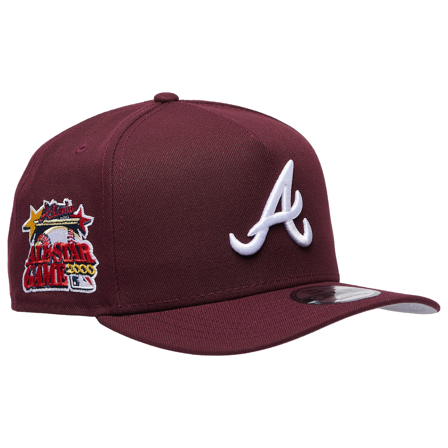 New Era Braves 9FIFTY A-Frame Curve ASG 00 Cap - Men's - Maroon