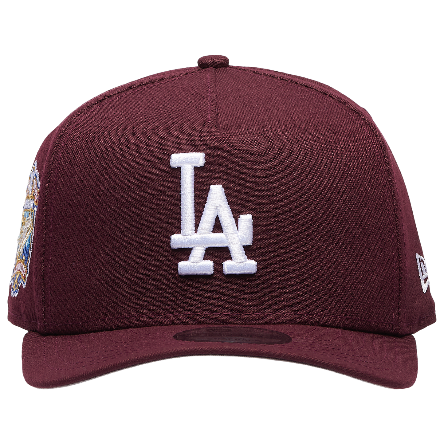 New Era Dodgers 9FIFTY A-Frame Curve 40th Cap - Men's - Maroon