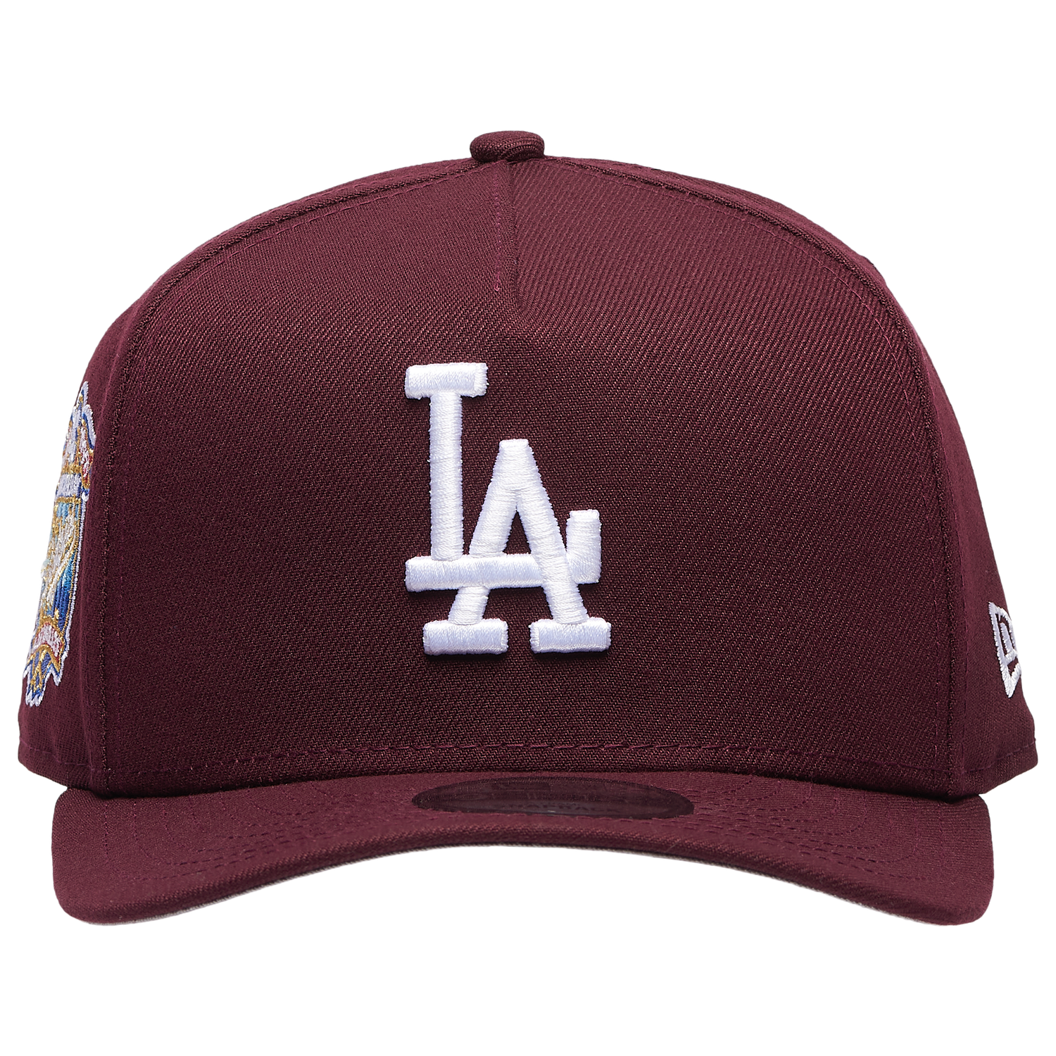 New Era Dodgers 9FIFTY A-Frame Curve 40th Cap - Men's - Maroon