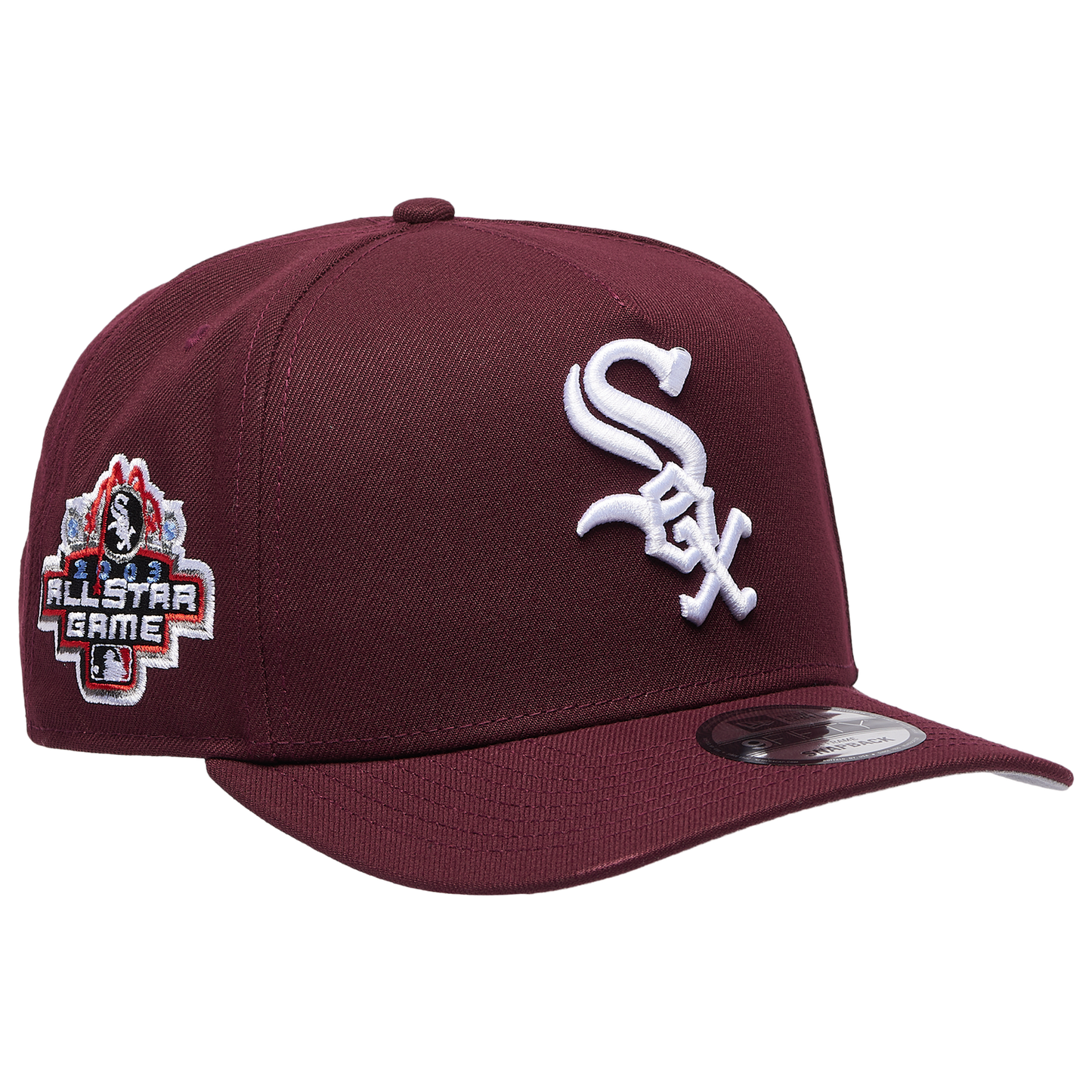 New Era White Sox 9FIFTY A-Frame Curve ASG 03 Cap - Men's - Maroon