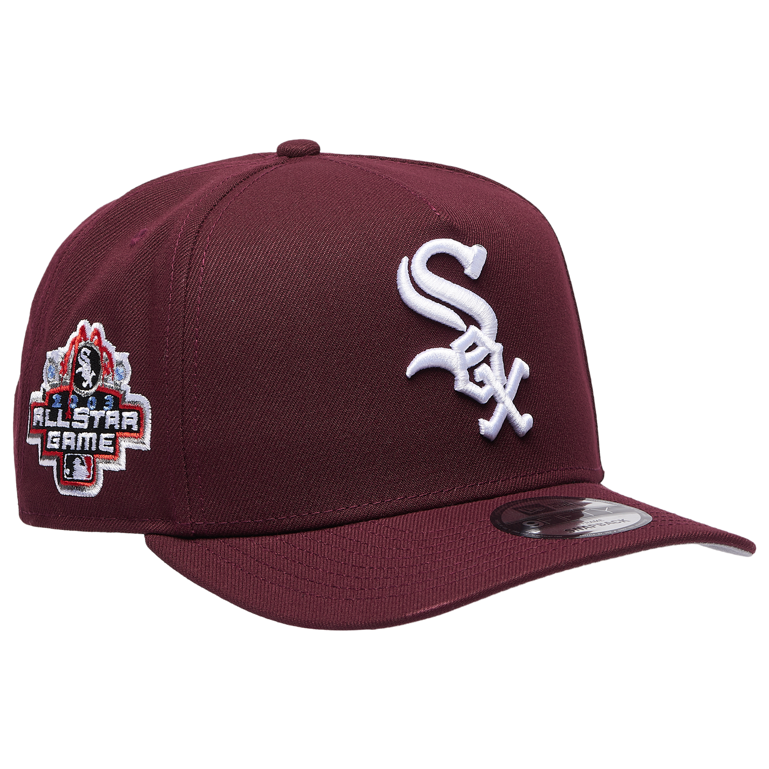 New Era White Sox 9FIFTY A-Frame Curve ASG 03 Cap - Men's - Maroon