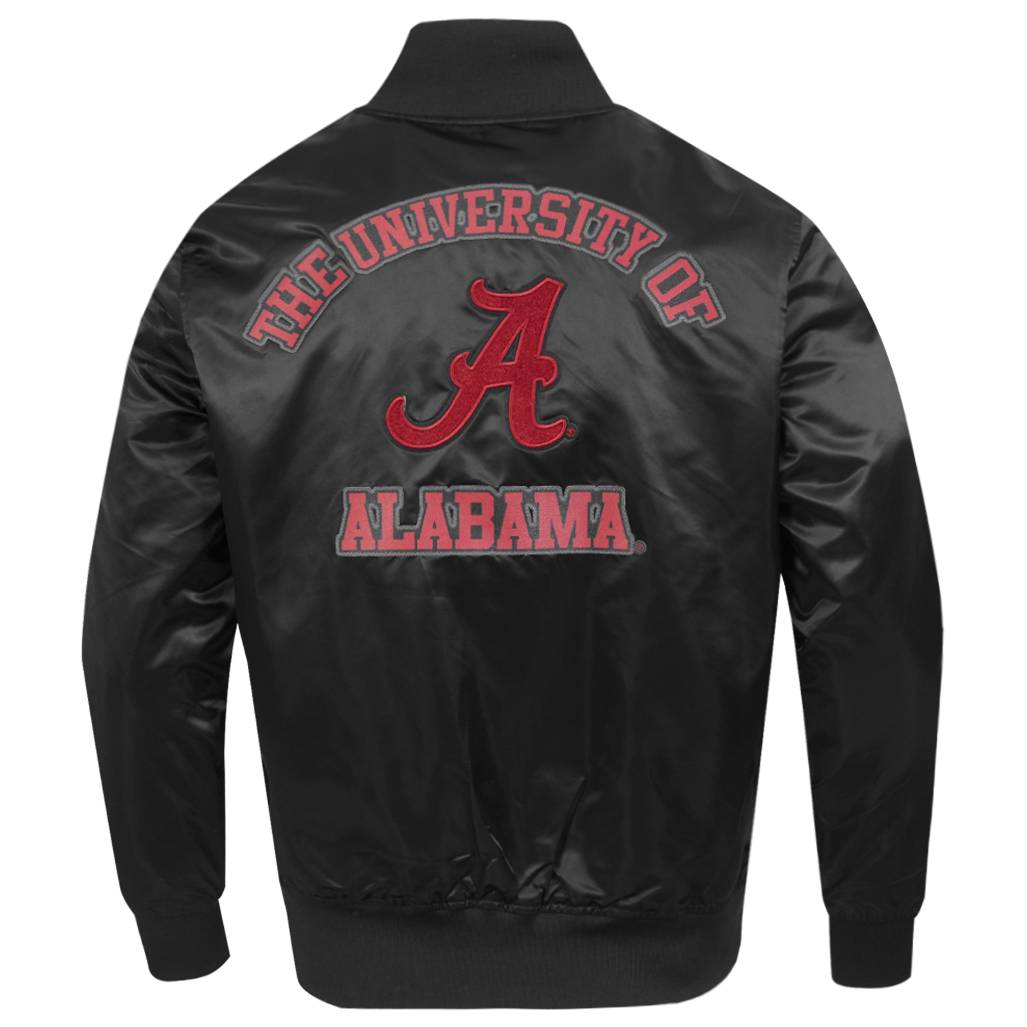 Pro Standard Alabama Classic Satin Jacket - Men's - Black/Multi