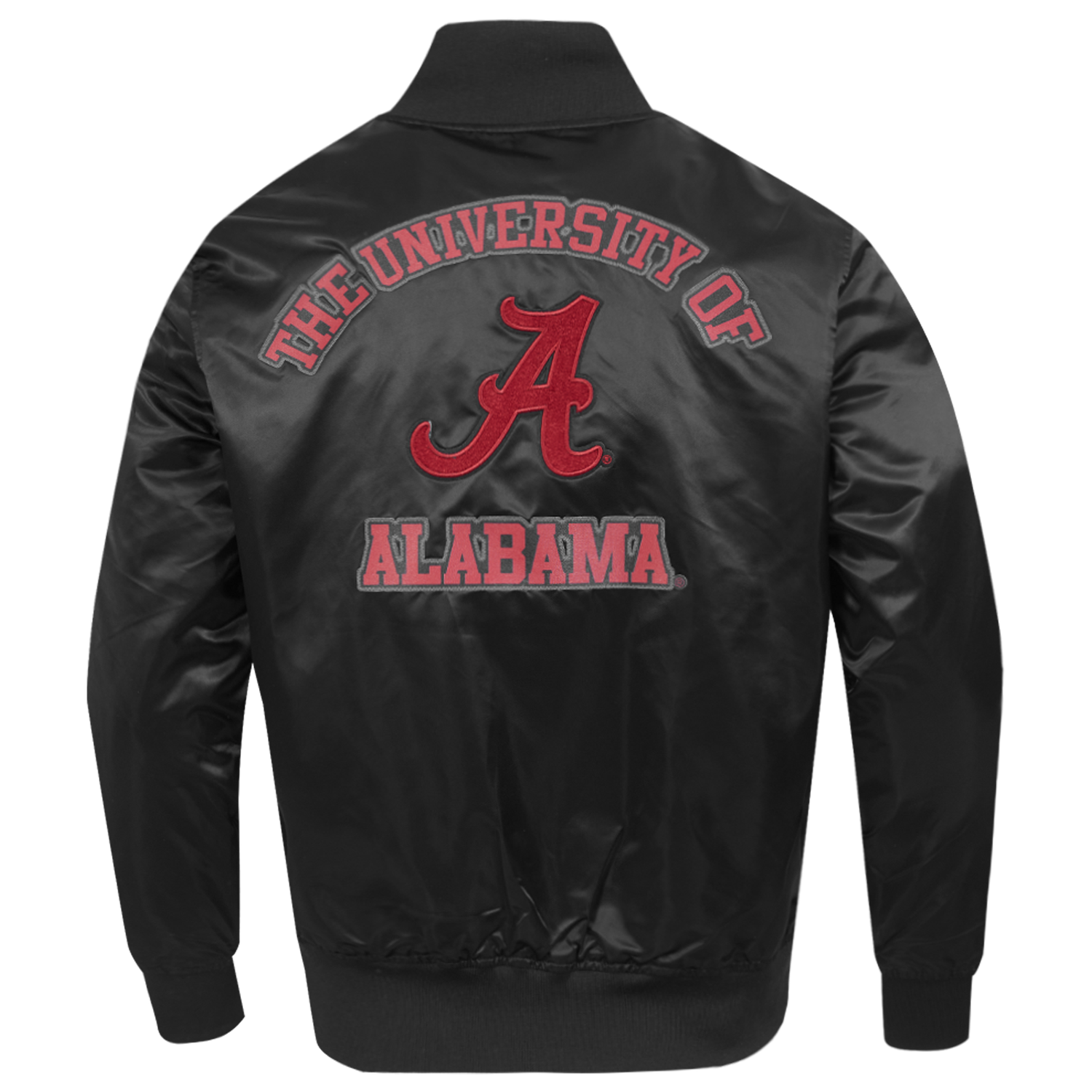 Pro Standard Alabama Classic Satin Jacket - Men's - Black/Multi