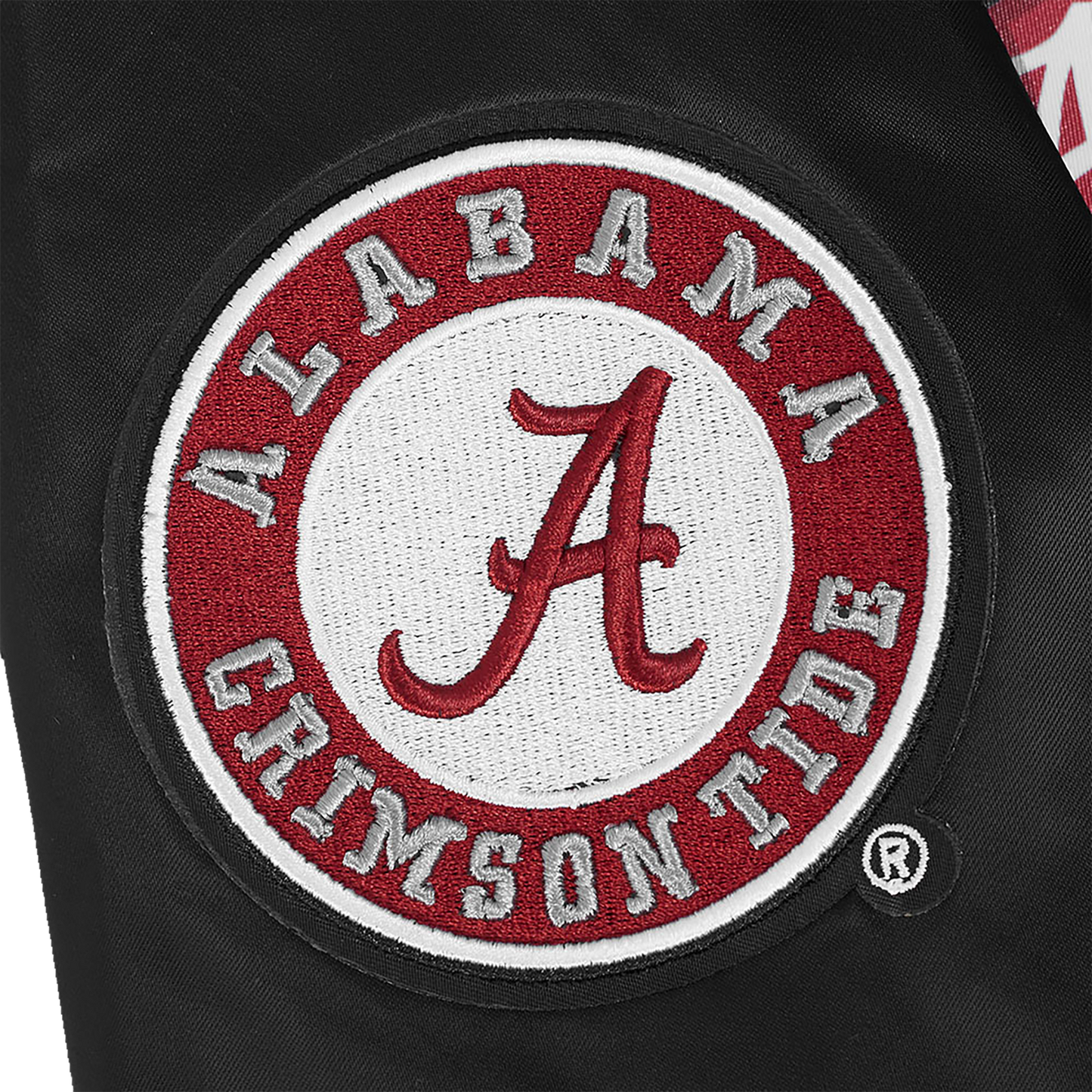 Pro Standard Alabama Classic Satin Jacket - Men's - Black/Multi