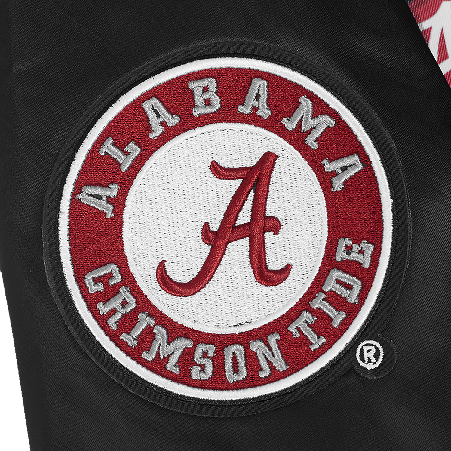 Pro Standard Alabama Classic Satin Jacket - Men's - Black/Multi