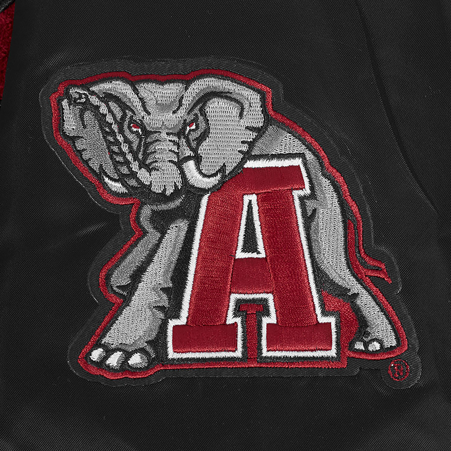 Pro Standard Alabama Classic Satin Jacket - Men's - Black/Multi