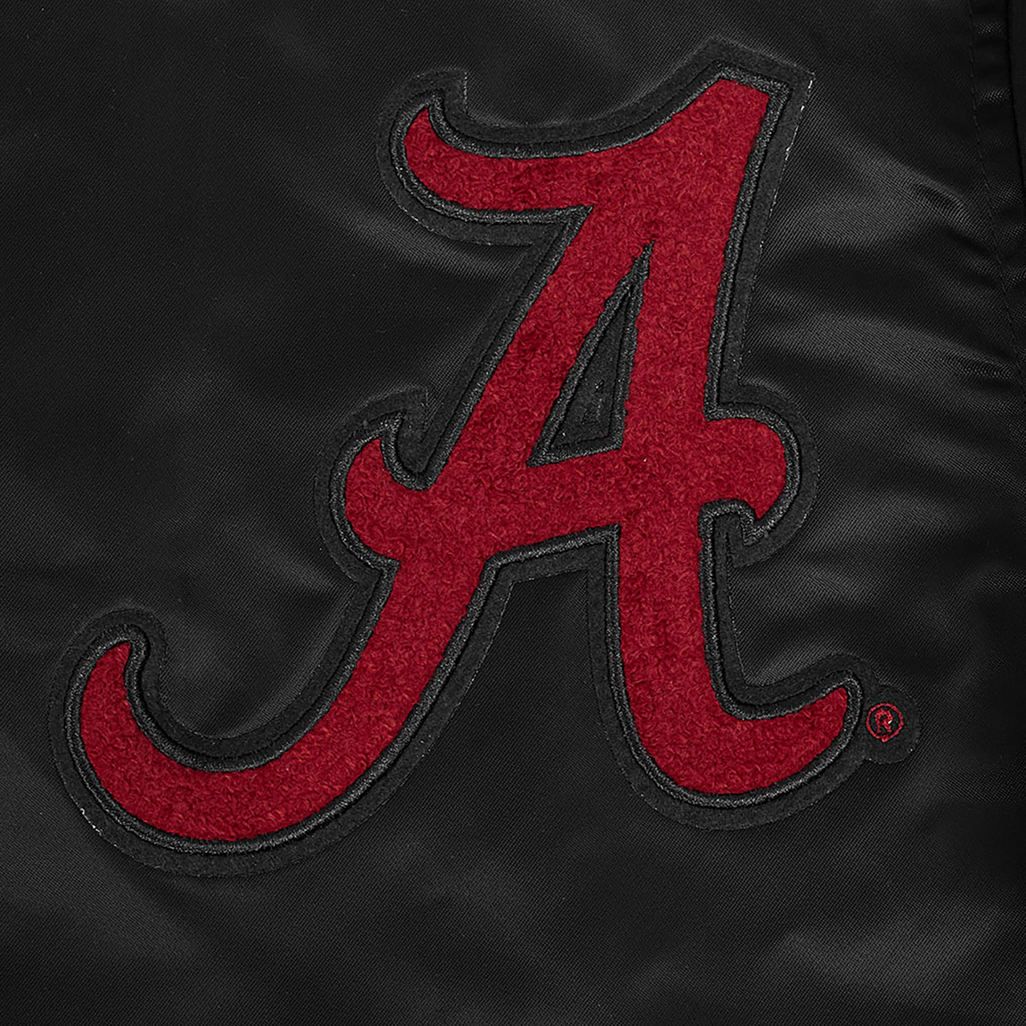 Pro Standard Alabama Classic Satin Jacket - Men's - Black/Multi