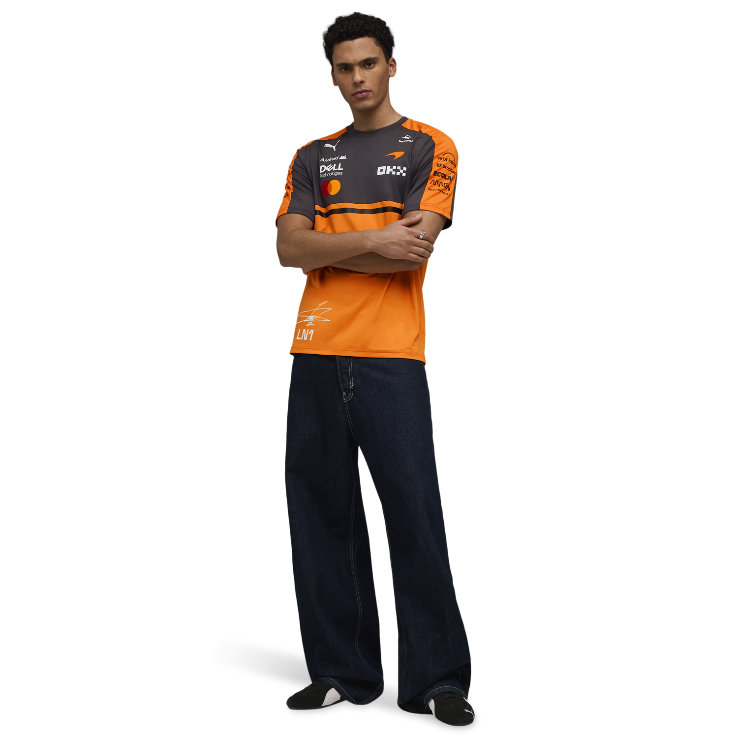 PUMA McLaren Replica Norris Tee - Men's - Papaya