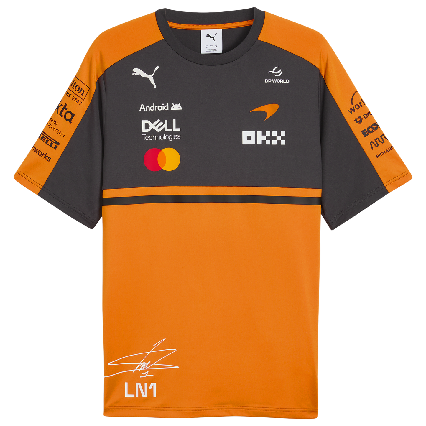 PUMA McLaren Replica Norris Tee - Men's - Papaya