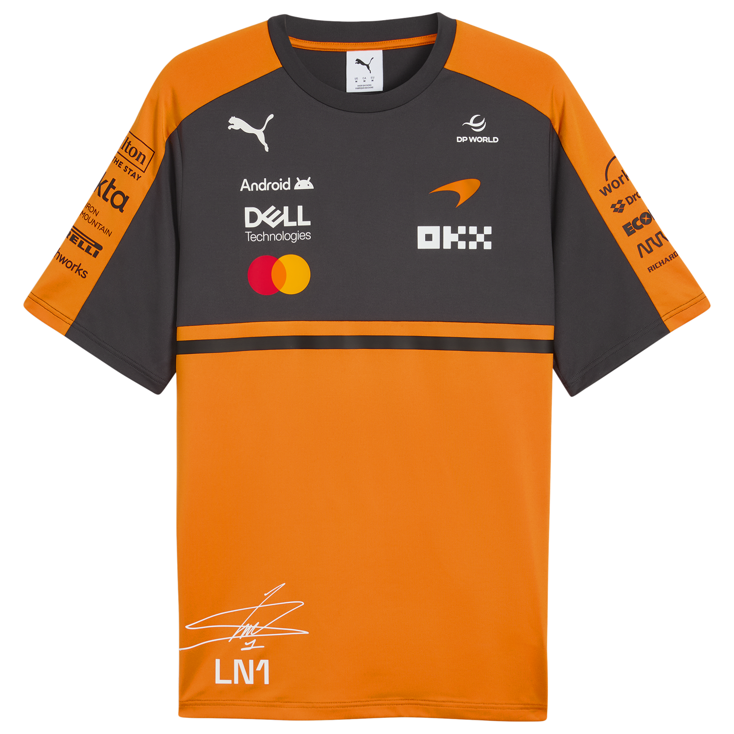 PUMA McLaren Replica Norris Tee - Men's - Papaya