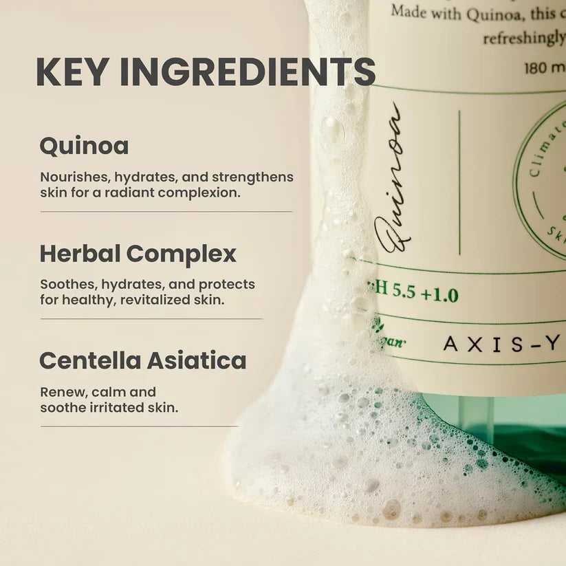 AXIS-Y Quinoa Gel de Limpeza Equilibrado em Um Passo - 180 ml - imagem 4