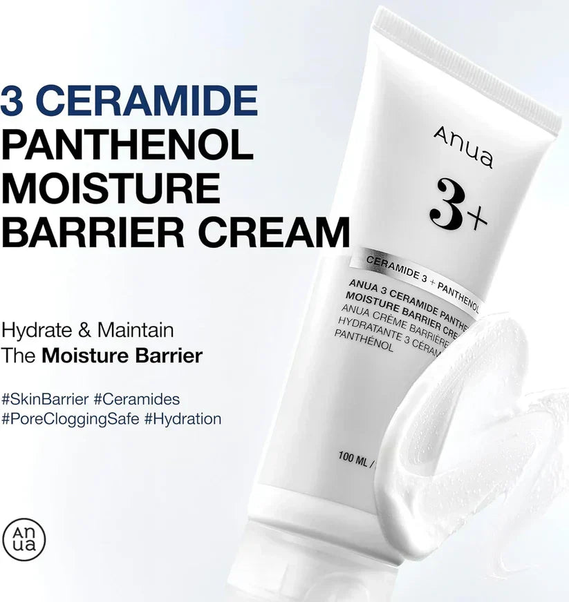ANUA 3 Ceramida Pantenol Creme Barreira Hidratante 100ml - imagem 2