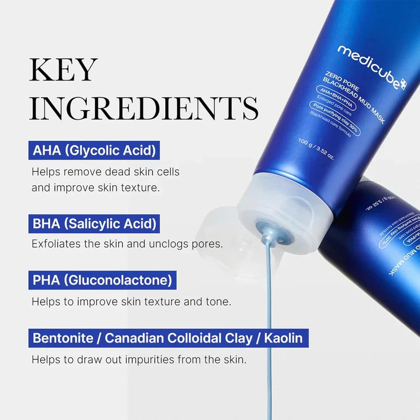 Máscara facial de lama Medicube Zero Pore Blackhead - imagem 2