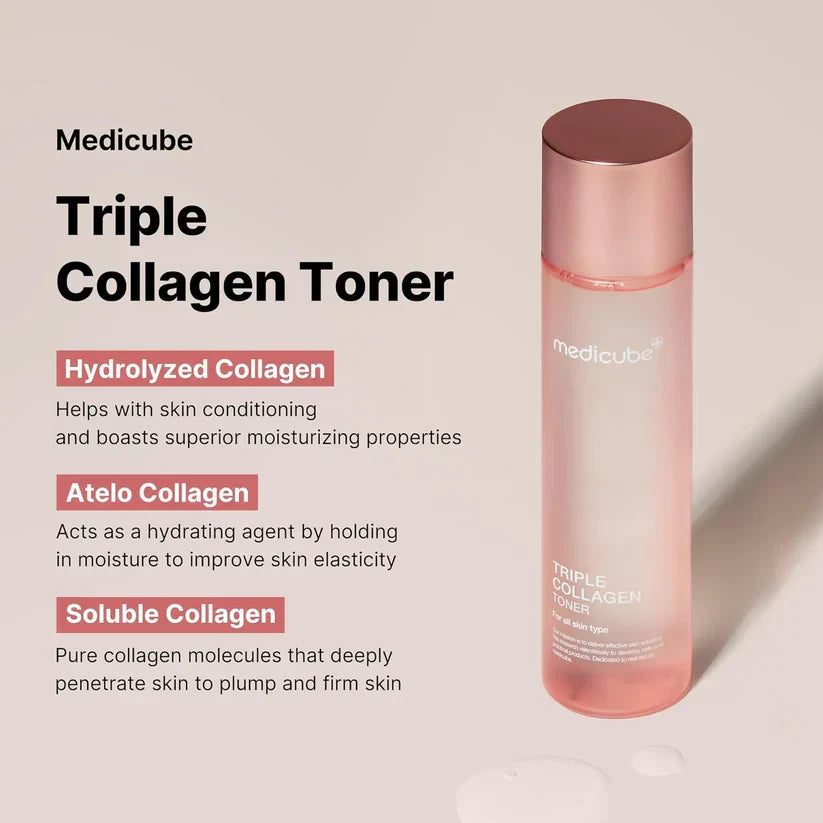 Medicube TONER TRIPLO COLÁGENO 4.0 140ml - imagem 3