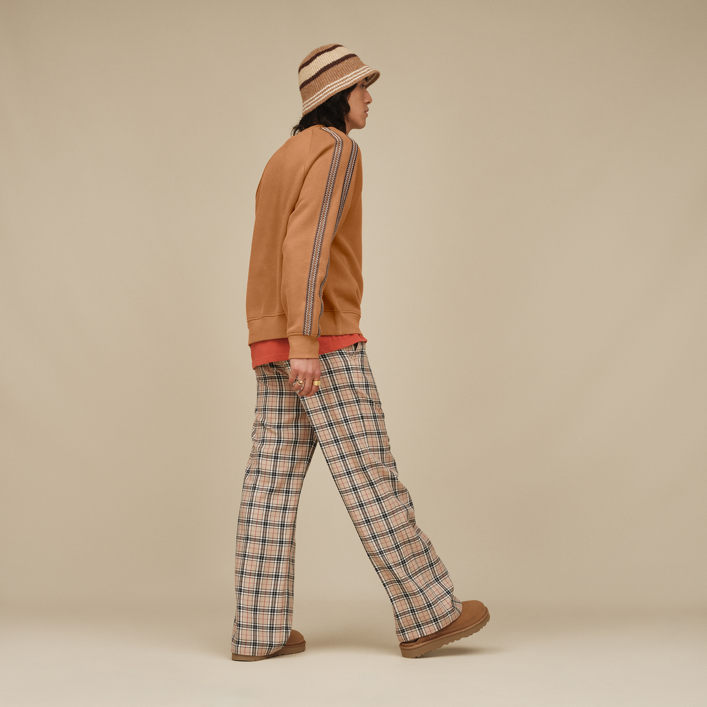 UGG Tasman Crewneck - Men's - Chestnut