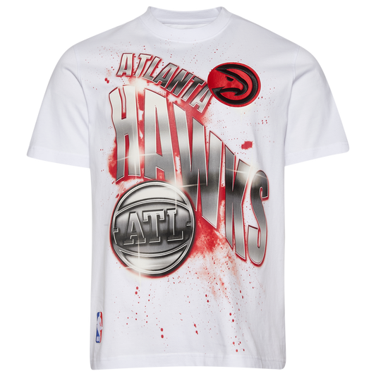 Pro Standard Hawks Red Chrome FC Short Sleeve Flex T-Shirt - Men's - White