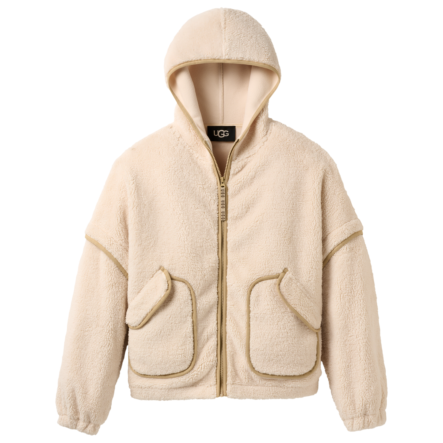 UGG Mariella Fluff Full-Zip Hoodie - Women's - Cream/Cream