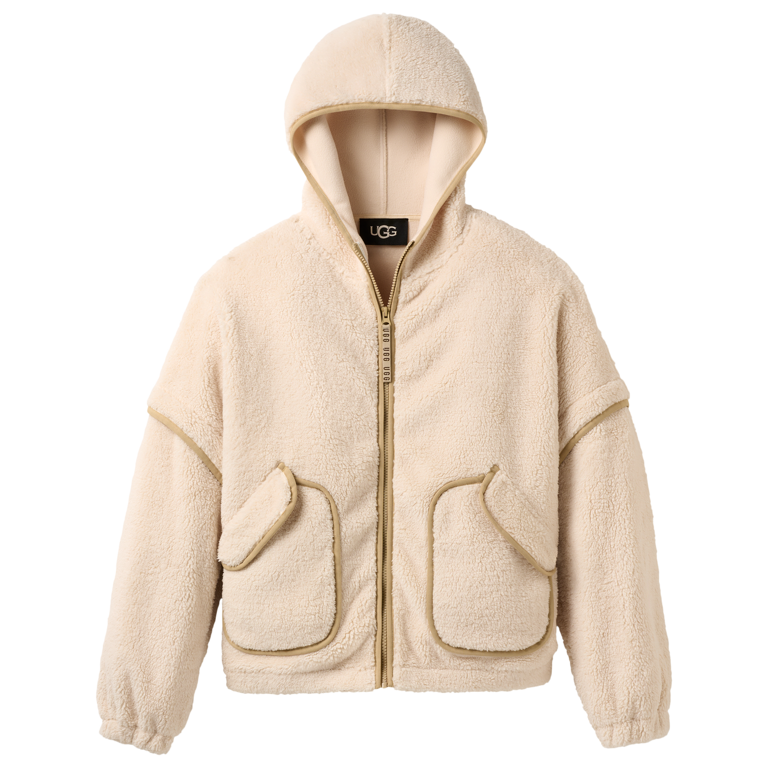 UGG Mariella Fluff Full-Zip Hoodie - Women's - Cream/Cream
