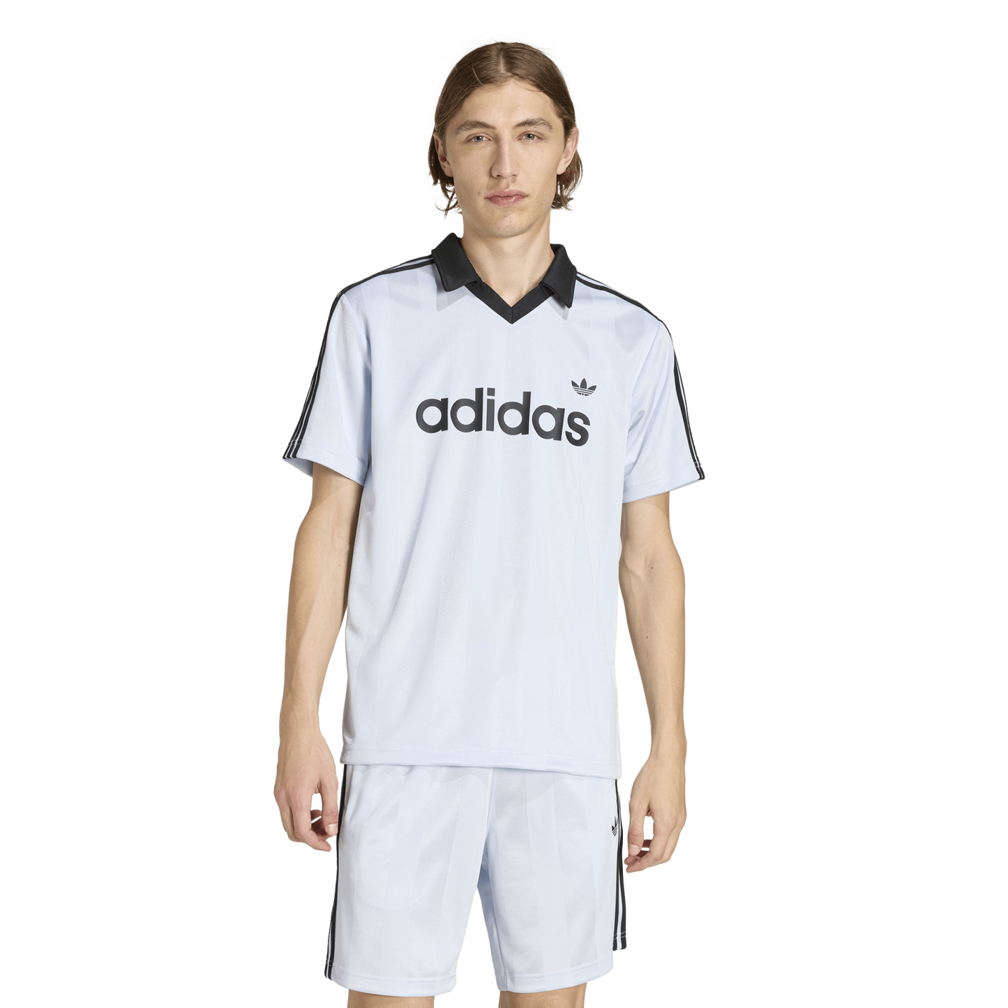 adidas Archive Collar Engineered Jersey - Men's - Black/Blue