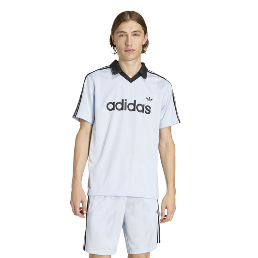 adidas Archive Collar Engineered Jersey - Men's - Black/Blue