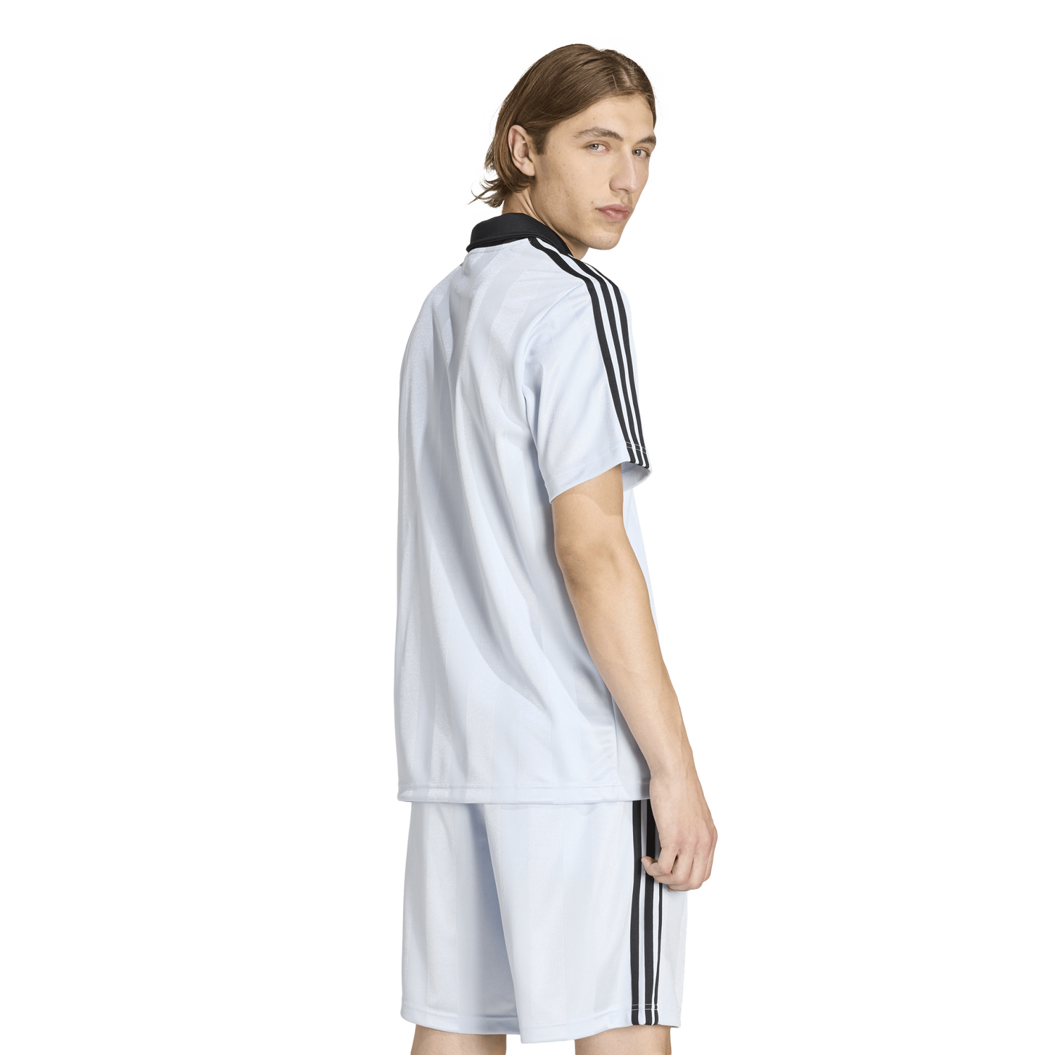adidas Archive Collar Engineered Jersey - Men's - Black/Blue