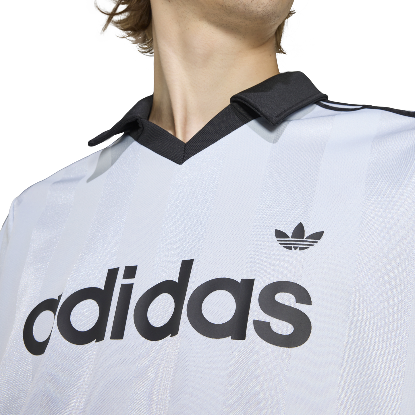 adidas Archive Collar Engineered Jersey - Men's - Black/Blue