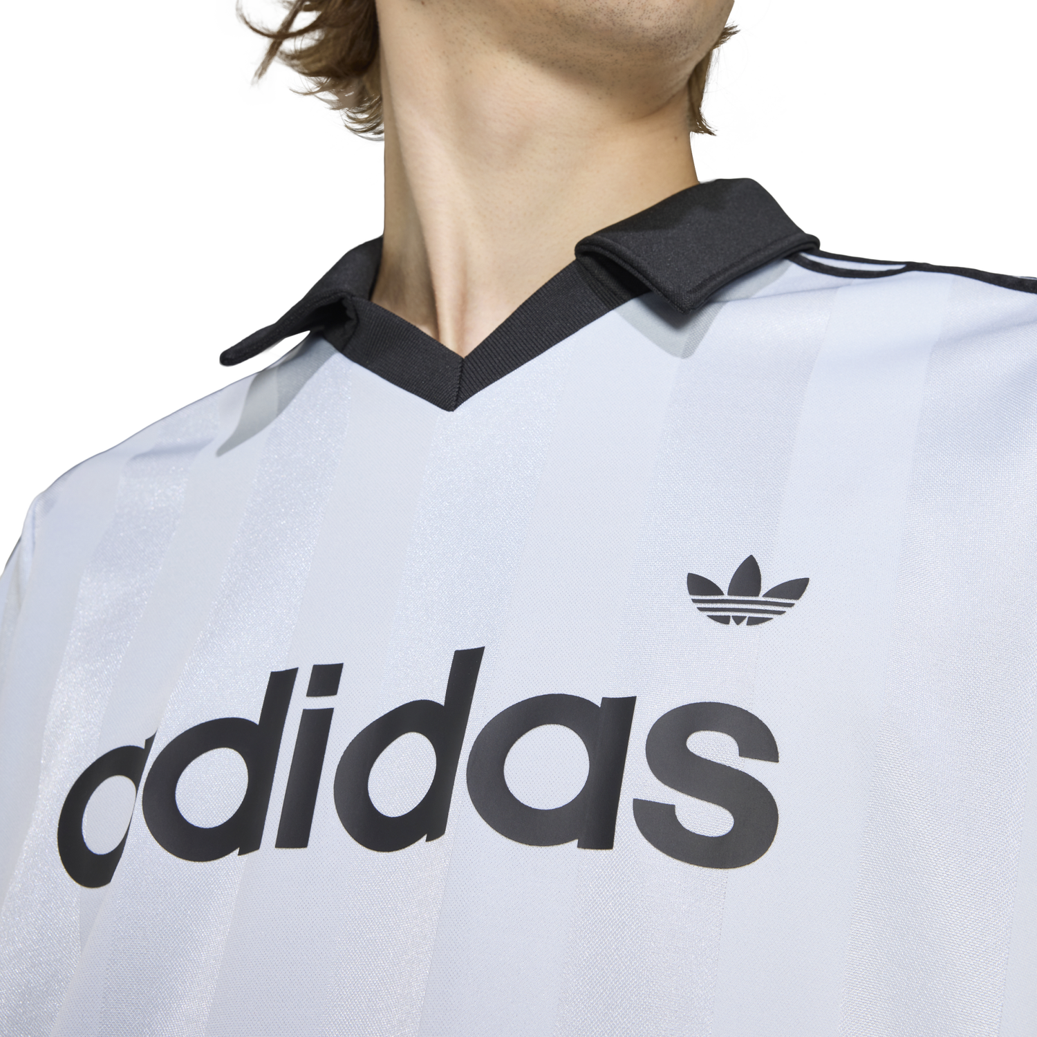 adidas Archive Collar Engineered Jersey - Men's - Black/Blue