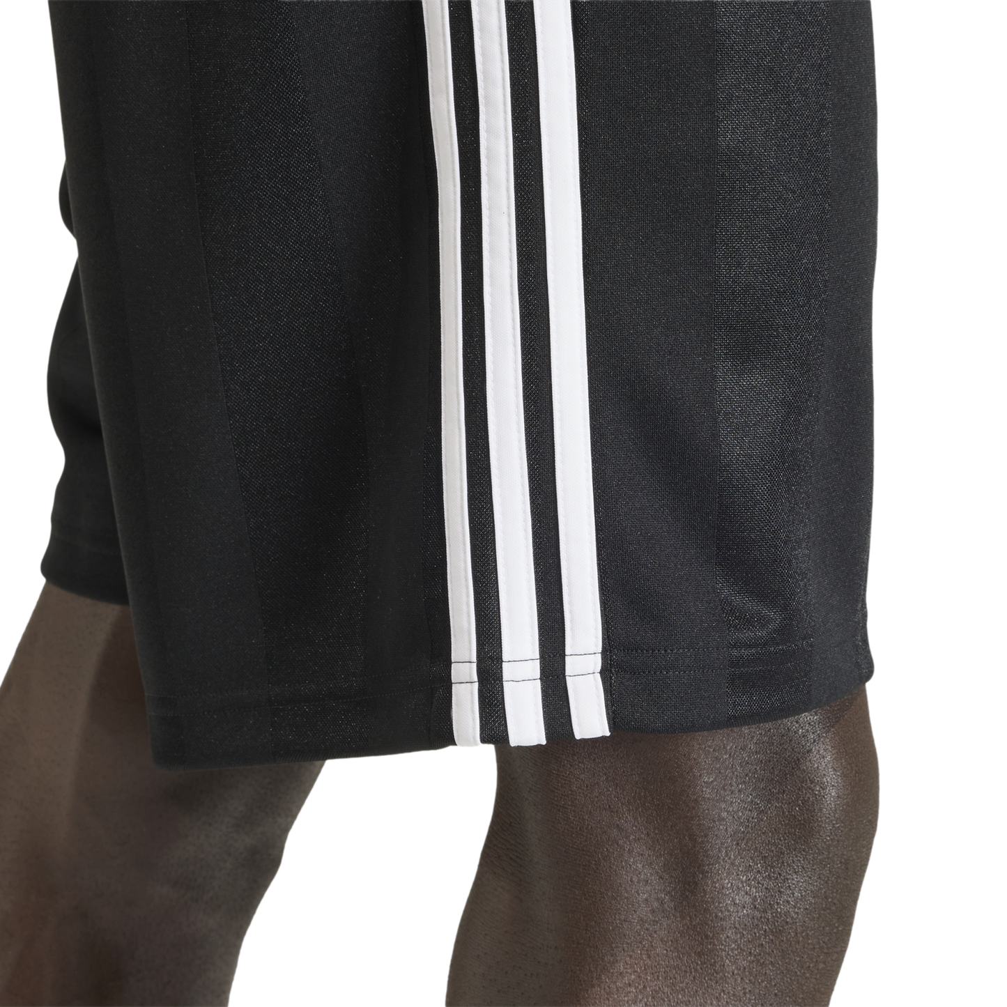 adidas 3 Stripes Loose Engineered Shorts 8" - Men's - Black/White